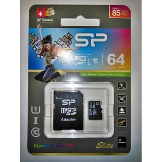 SP 小 記憶卡 micro SD 64G (64GB) , TF(Elite讀85) C10 U1 廣穎電通 終身保固