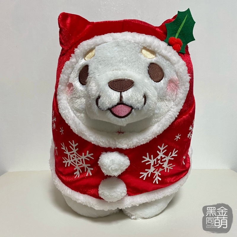 日本 忠犬麻糬柴犬 聖誕節 白柴 狗 娃娃 玩偶 SK JAPAN 景品 全新