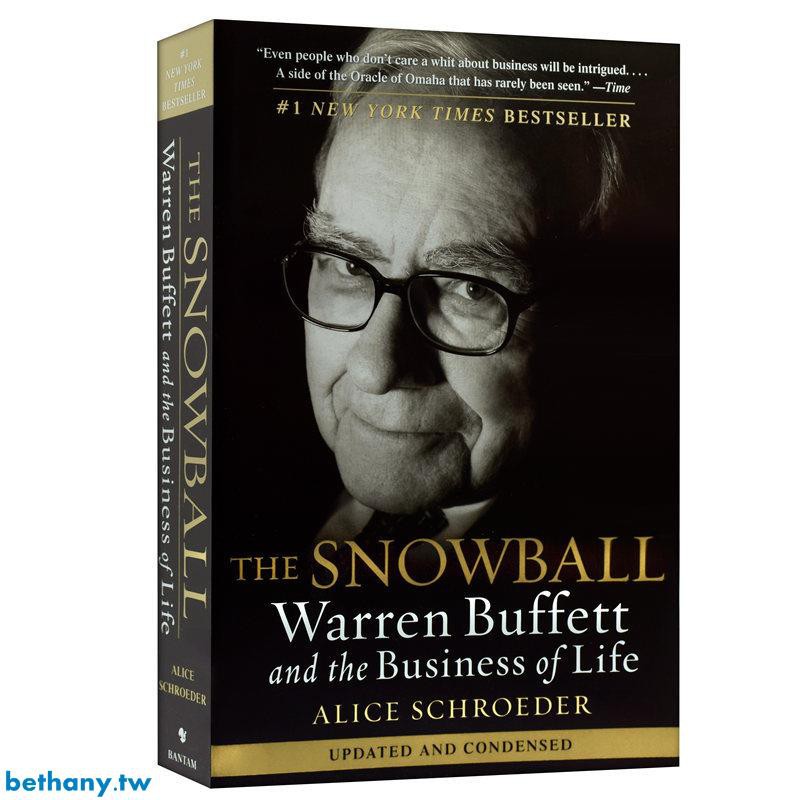 沃倫巴菲特滾雪球英文原版the Snowball 巴菲特和他的財富人生warren Buffett 施羅德 中商 蝦皮購物