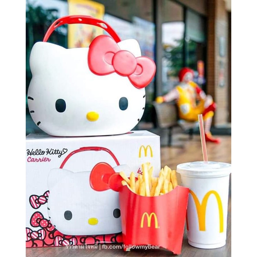 泰國麥當勞限量 凱蒂貓  Hello Kitty萬用置物籃