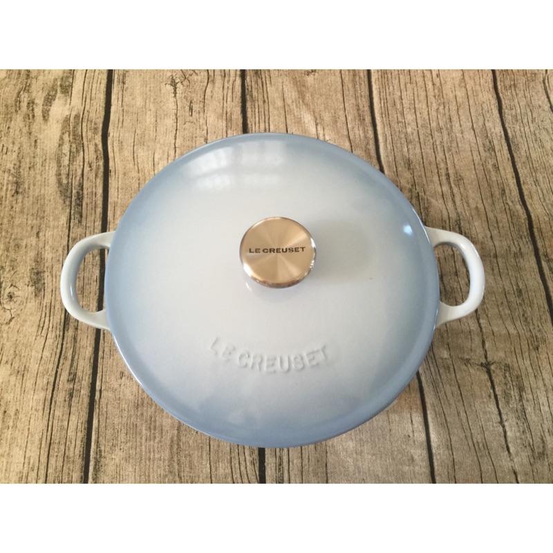 Le creuset 22公分黑珐瑯媽咪鍋