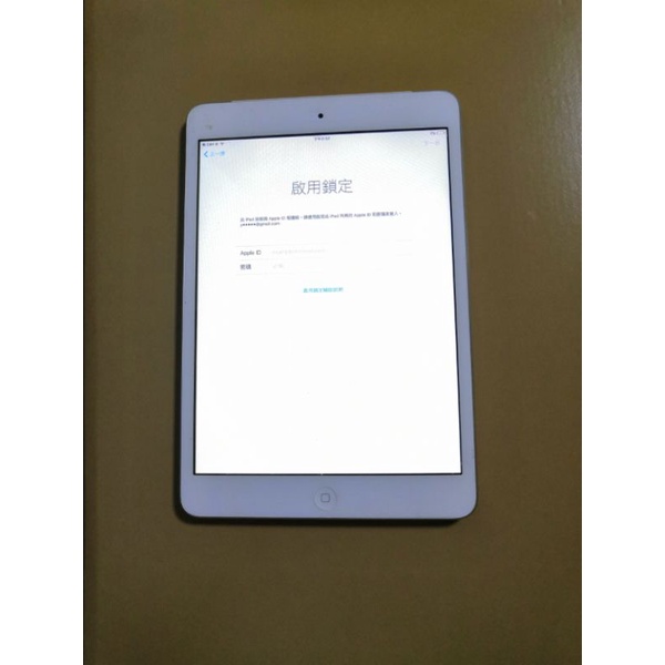 零件機APPLE Ipad mini A1455 16g  有鎖ID