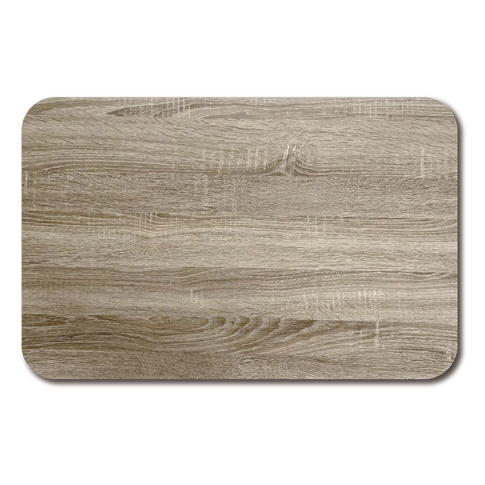 天然橡膠複合廚房地墊50x75cm-木紋