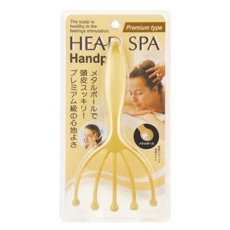 🦄潔西卡精品-🇯🇵 日本代購  日本製 Head SPA 不鏽鋼 滾珠球 五爪頭皮按摩 頭部按摩器 按摩爪 按摩梳