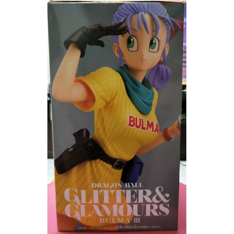 日版七龍珠白証長盒景品公仔 G&amp;G 布瑪 Bulma