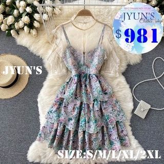 JYUN'S 夏季新款宮廷風小洋裝名媛高階復古重工刺繡鏤空性感露肩網紗拼接連衣裙短袖洋裝連身裙大尺碼1色 S~2XL現貨