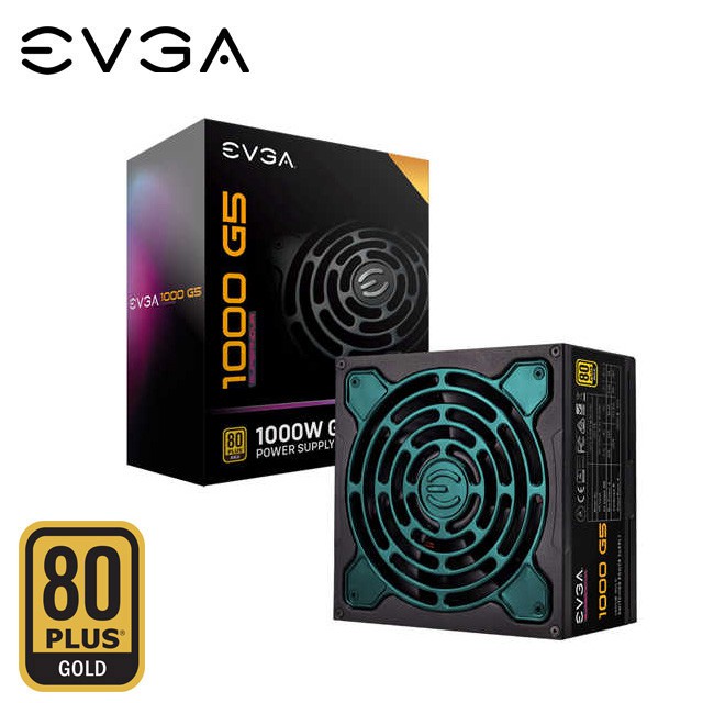 【全新】艾維克EVGA 1000 G5 / 1000W 80 PLUS金牌 電源供應器