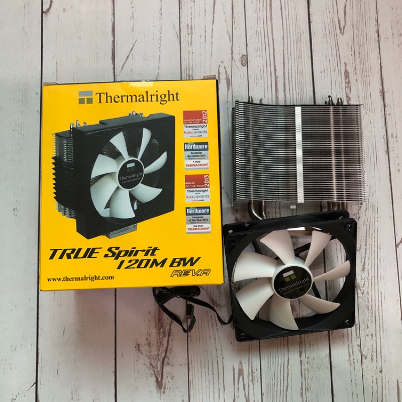 Thermalright 利民Ture Spirit 120M BW Rev.A CPU散熱器 真魂120 塔型散熱器