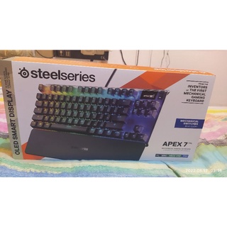 SteelSeries 賽睿 Apex 7 TKL 青軸 有線 機械式鍵盤 英文