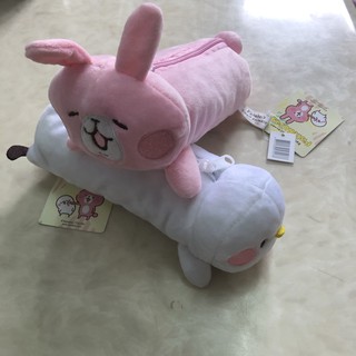 (現貨出清)卡娜赫拉的小動物 鉛筆袋 鉛筆盒 文具收納包娃娃 絨毛 兔兔&p助 ❗快速出貨