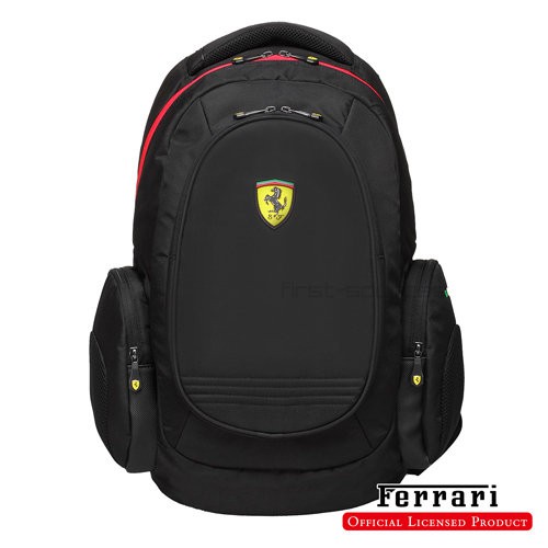 公司貨 Ferrari 法拉利包 運動背包 後背包 書包 電腦包TF015B-B (尼龍黑) 限量獨家款
