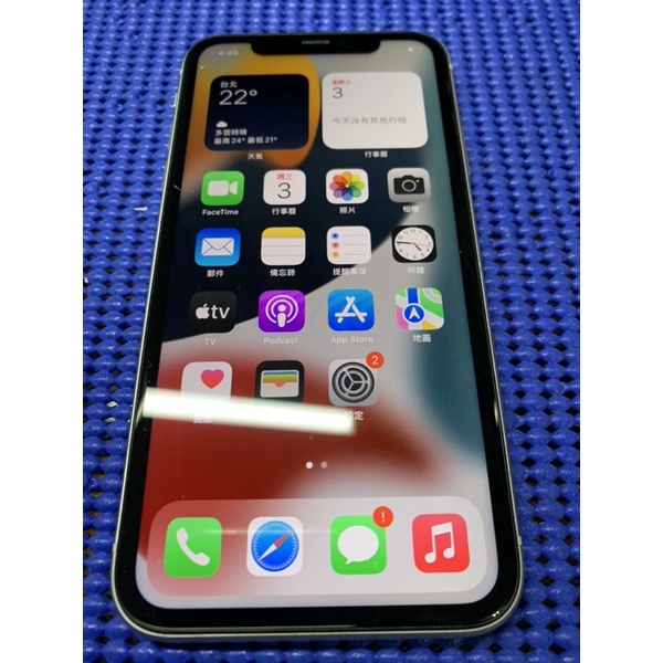 蘋果 Apple iPhone X 64GB 白色 二手 單機 無盒 桃園