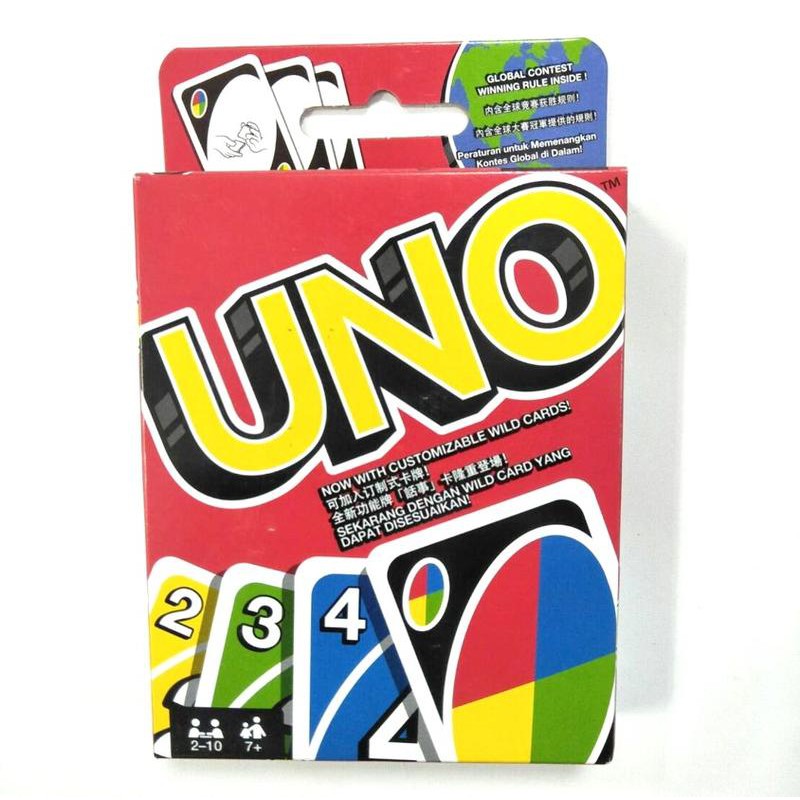 UNO遊戲卡 UNO Card 內含新功能話事卡 英文版 台北陽光桌遊商城