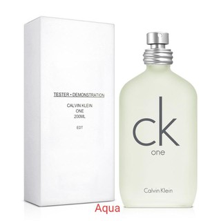 1 暢銷【TESTER】Calvin Klein CK one 中性淡香水 200ML 100ML