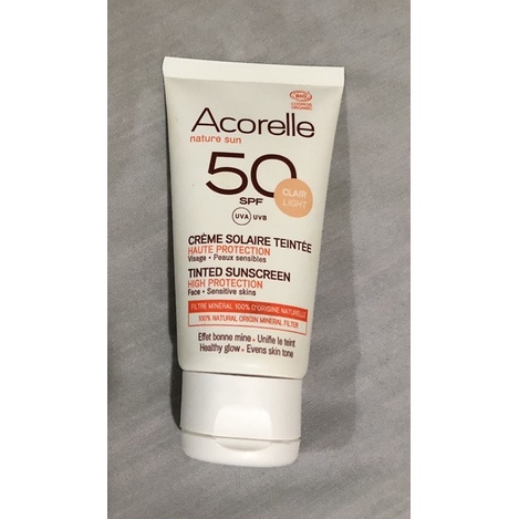 Acorelle 日光意境- 全護植萃臉部防曬乳SPF50 潤色