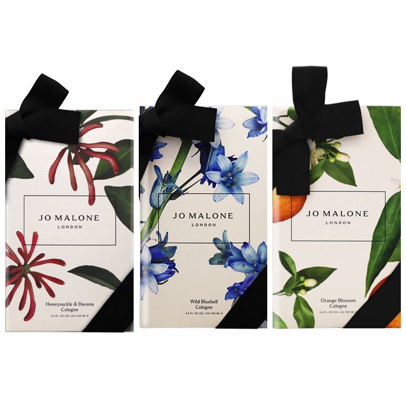 Jo Malone｜香水 100ml #花盒版 (藍風鈴/橙花/忍冬與印蒿/白樺樹與薰衣草/黑莓子與月桂葉)