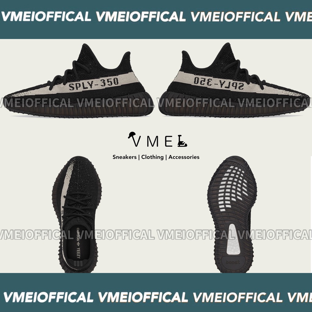 【VMEI_OFFICAL】Adidas YEEZY Boost 350 V2 Black 黑白 男段 女段BY1604