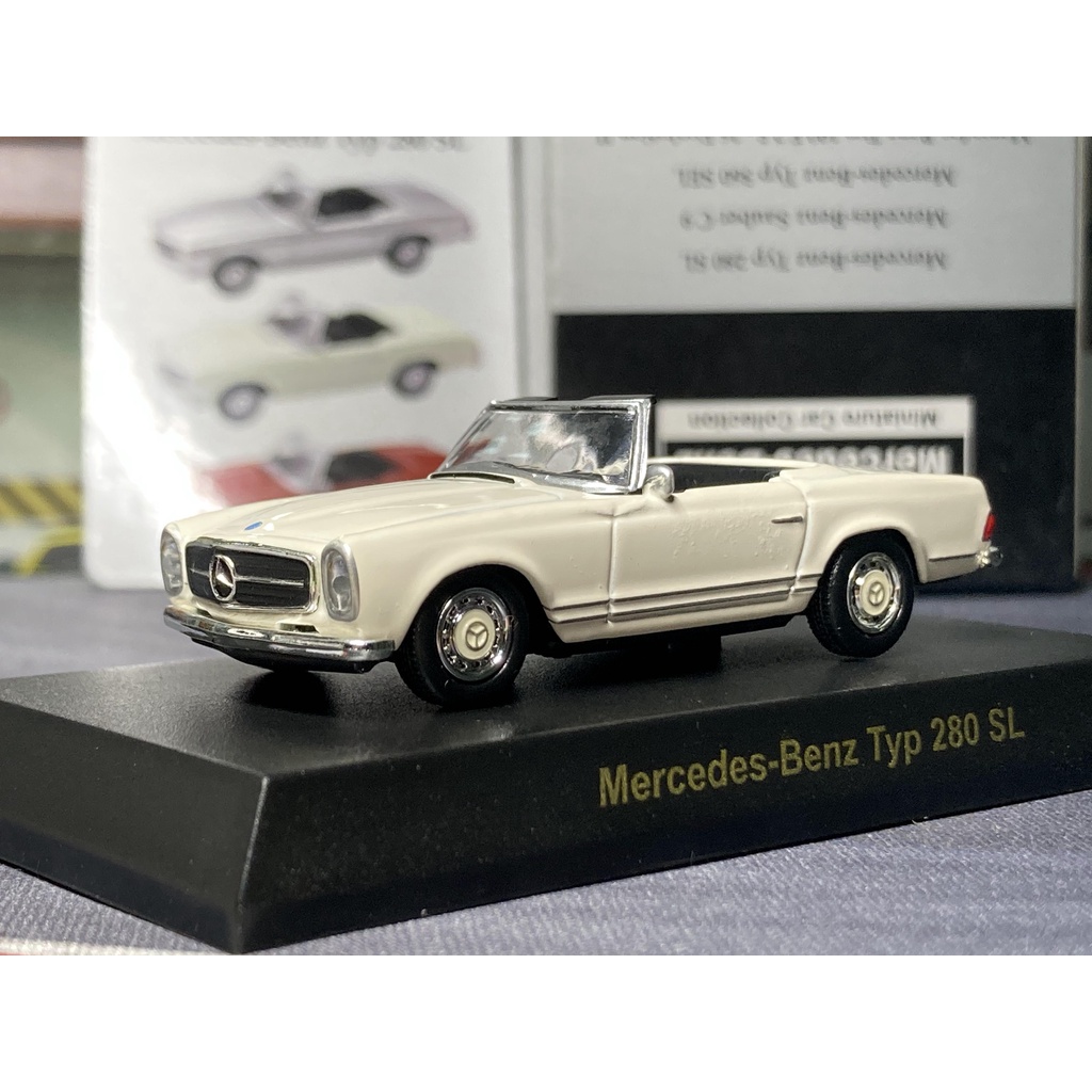 Kyosho 京商 1/64 1:64 Mercedes Benz 奔馳 280SL 白 有卡