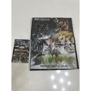 ［全新現貨］ 日版 限定 進擊的巨人 抽選限定 天皇賞 衣服 明信片 艾倫 米卡莎 兵長