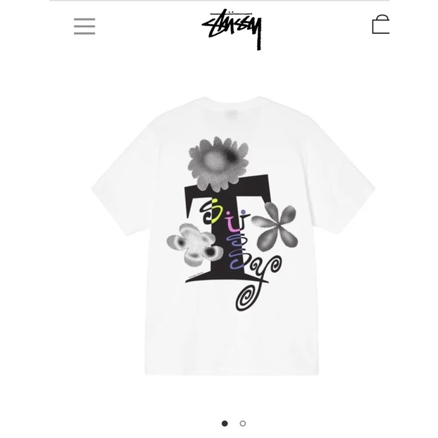 美國正品🇺🇸STUSSY ACID FLOWERS TEE 花卉 短袖T恤 潮流 滑板