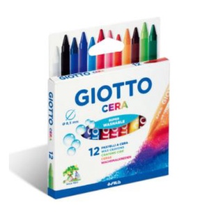 【滿$235折$15】義大利 GIOTTO 好清洗兒童隨身蠟筆(12色) / (24色)