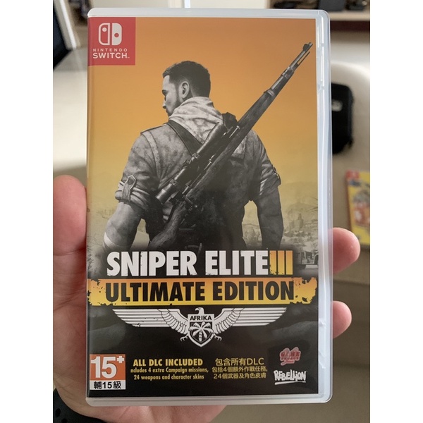二手switch NS 狙擊之神 3 終極版 繁體中文版 Sniper Elite 狙擊精英 狙擊菁英