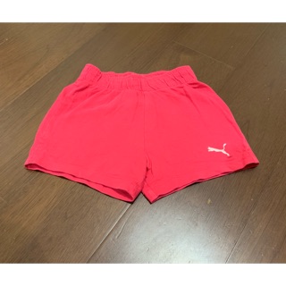 Puma女童桃紅純棉短褲 熱褲 3歲 98