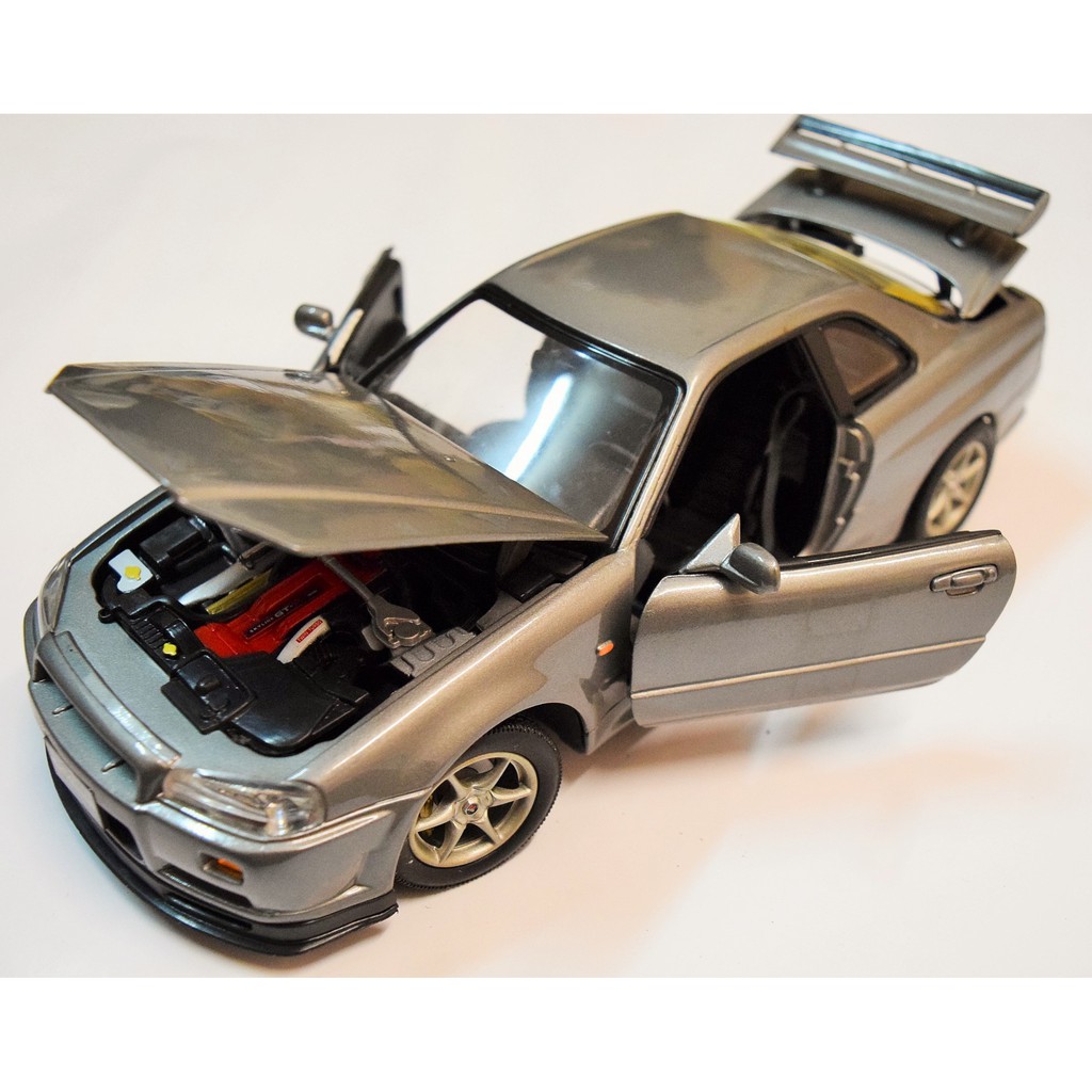 絕版倉庫 1 18 R34 Gtr Skyline 首都高超級猛獸最後絕版登場 蝦皮購物
