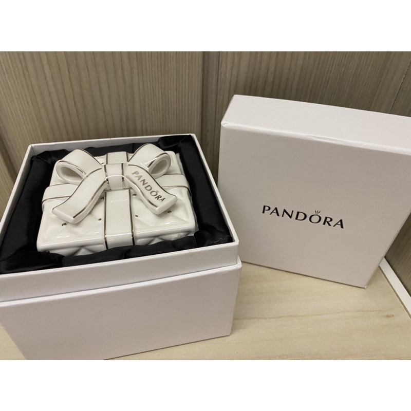 Pandora 潘朵拉限量蝴蝶結陶瓷珠寶盒 全新 現貨