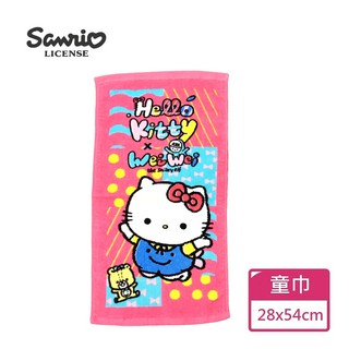 【Sanrio三麗鷗】Hello Kitty x 喂喂 童巾 100%棉 28x54cm