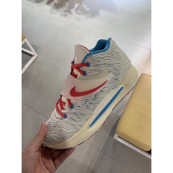  NIKE KD 14 EP 白 藍 紅 魔鬼氈 XDR 耐磨 籃球鞋 CZ0170-700