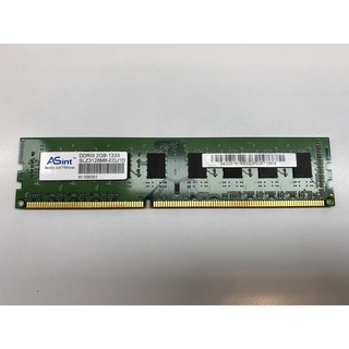ASint DDR3-1333 桌上型記憶體 2GB SLZ3128M8-EDJ1D 雙面顆粒