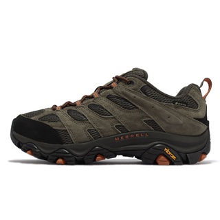 Merrell 戶外鞋 Moab 3 GTX Wide 綠 黑 男鞋 登山鞋 真皮 寬楦 【ACS】 ML035801W