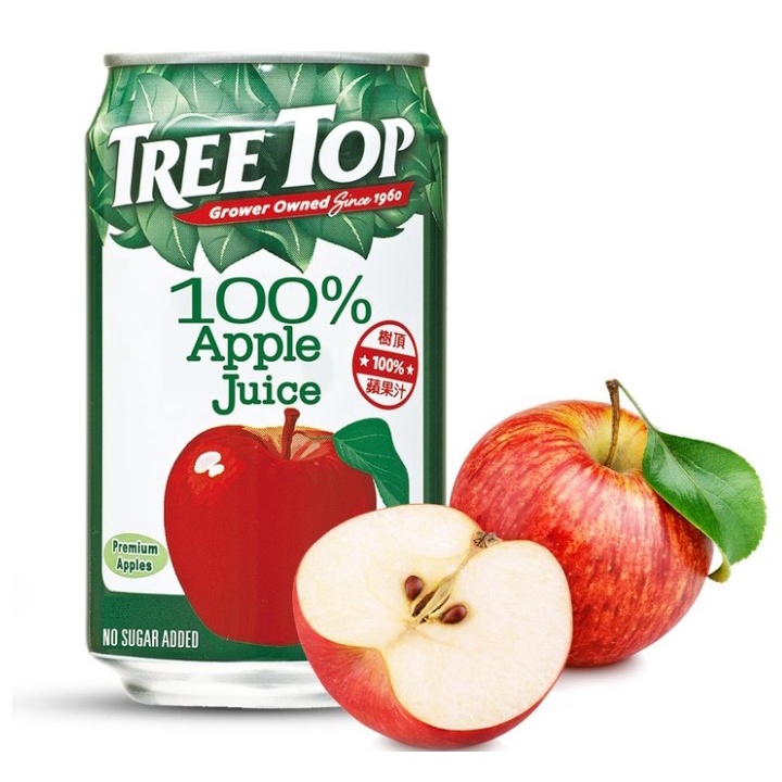 （宅配免運）Tree Top 蘋果汁 (320毫升 X 24罐) 好市多蘋果汁 果汁 水 蘋果濃縮汁 濃縮果汁