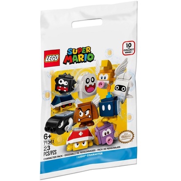 LEGO 71361 樂高第一代瑪利歐人偶包一套10包 (全新已拆/附底版.配件.原廠外包裝.彩紙)