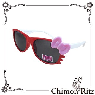 全新【Chimon Ritz】帥氣貓兒童太陽眼鏡-紅白 墨鏡 抗UV 防曬-春季特賣