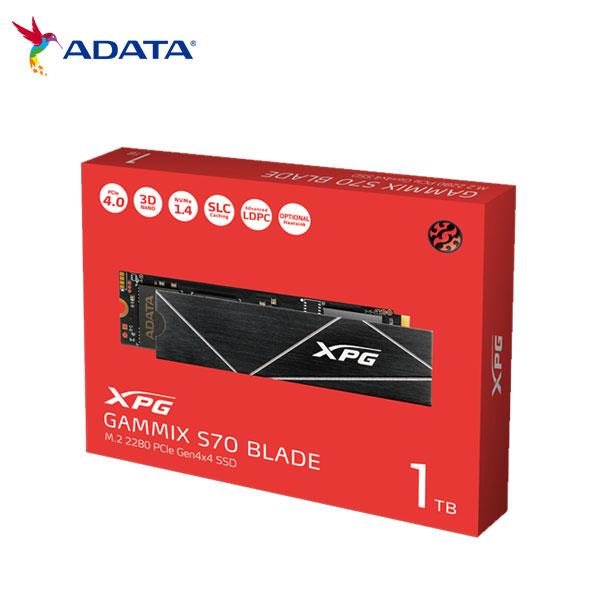 [含稅開發票] 威剛XPG GAMMIX S70 BLADE 1TB 2TB PCIe Gen4/M.2固態硬碟/SSD