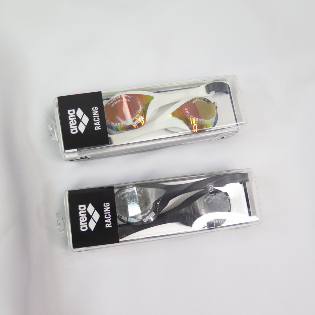 ARENA SWIM 防霧抗UV FINA認證 日本製競賽型 眼鏡蛇鍍膜泳鏡 AGL180M- 兩色 iSport商城