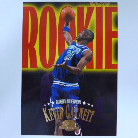 ~ Kevin Garnett ~RC 凱文·賈奈特/狼王.灰狼隊 名人堂.NBA球星 新人球員卡 Rookie/3