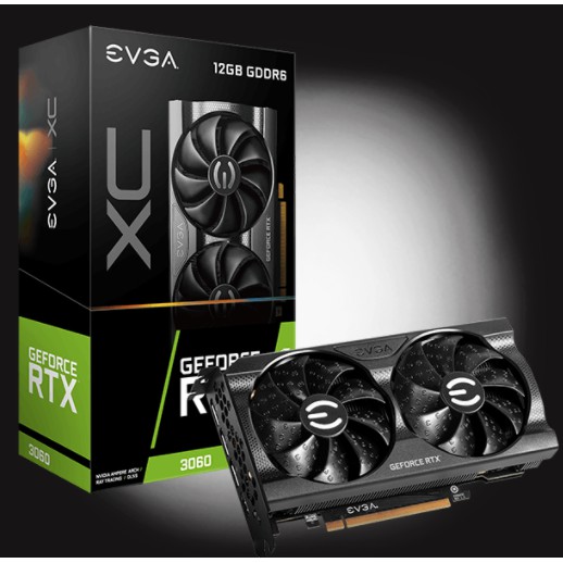 EVGA GeForce RTX 3060 XC GAMING 12G 二手 三月購買（未鎖算力版）