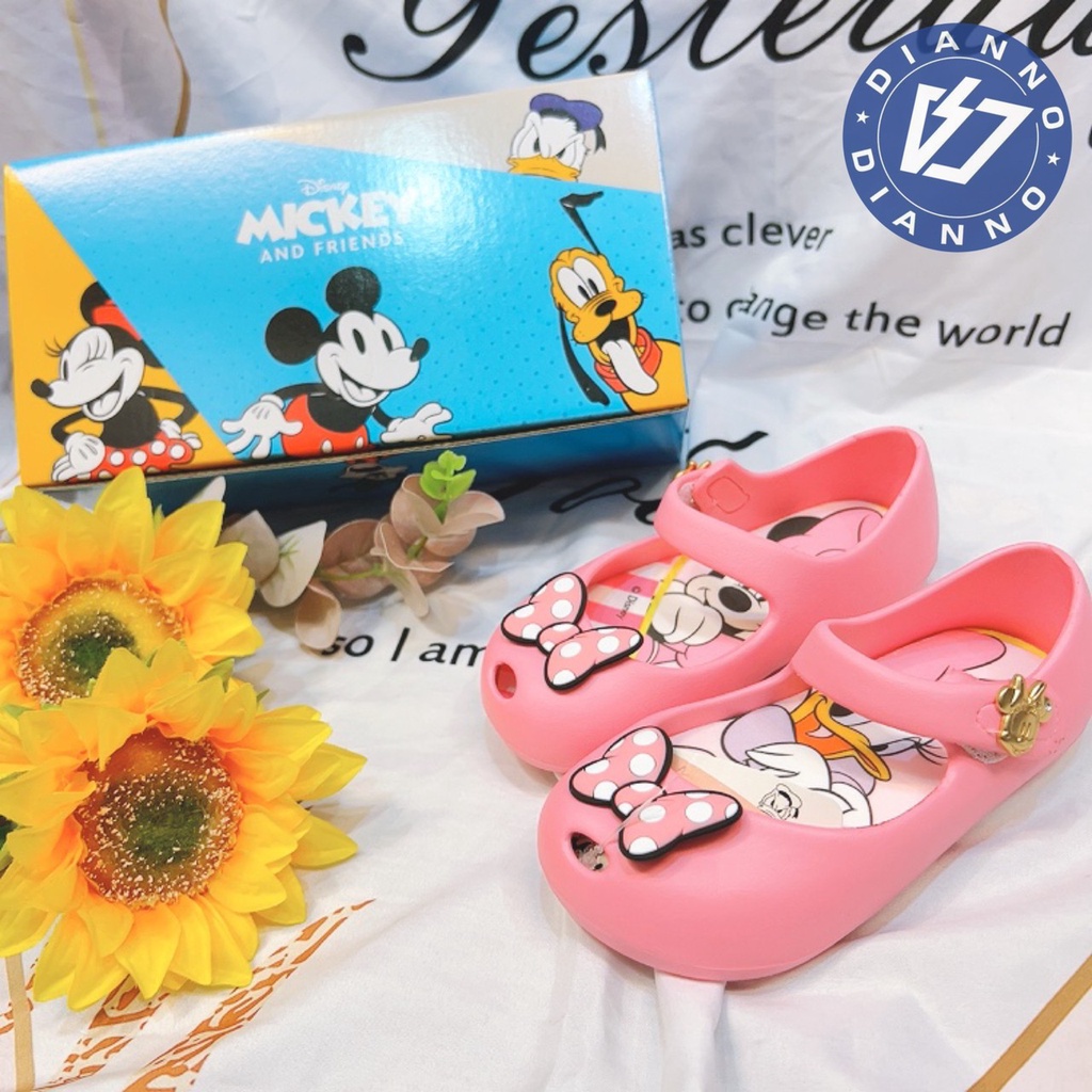2022新款 帝安諾 Disney 迪士尼 魔鬼氈 娃娃鞋 涼鞋 童鞋 公主鞋 無毒防水 台灣製造 米妮 122091