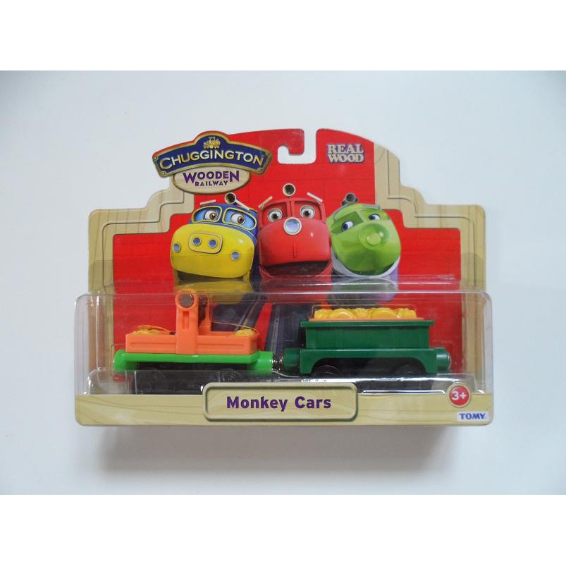 TOMY CHUGGINGTON WOODEN RAILWAY Monkey Cars 恰恰特快車 磁性