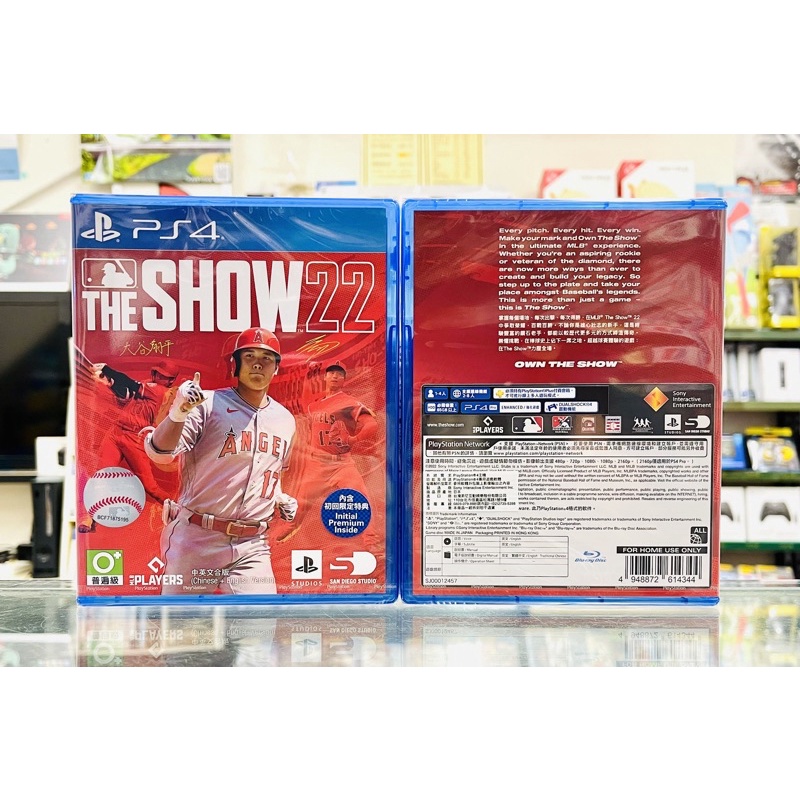 【東晶電玩】 PS4 美國職棒大聯盟 22 MLB The Show 22 英文版