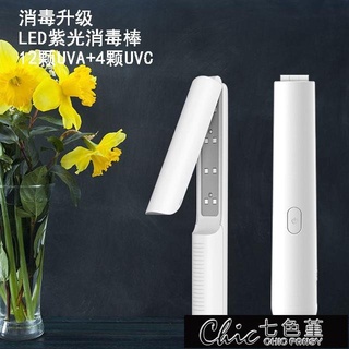 ✨現折＋免運✨ 手持式消毒棒 便攜式手持消毒燈紫外線殺菌燈防毒棒移動式折疊家用消毒器