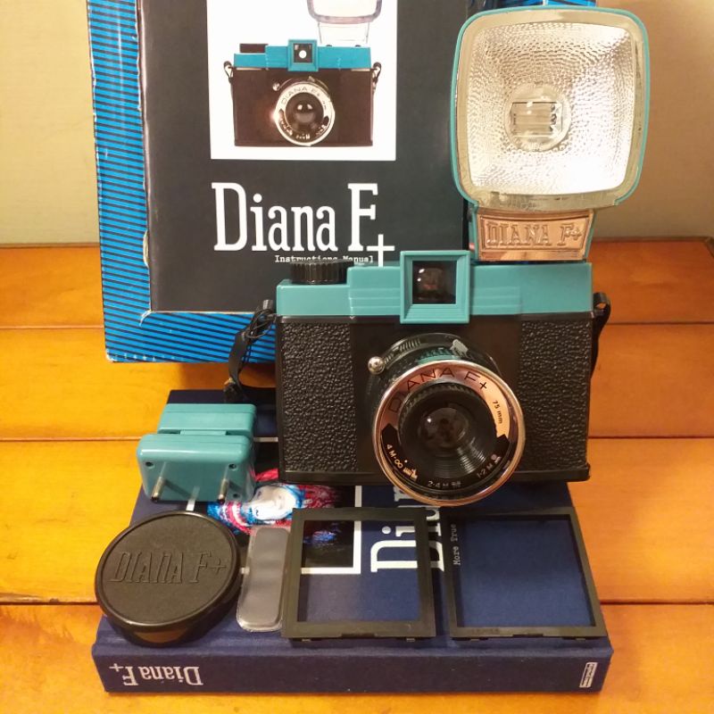 [翁李萬老雜貨洋行] 盒裝新品 DIANA F+ LOMOGRAPHY 120底片 超可愛 底片相機 B快門 重覆曝光