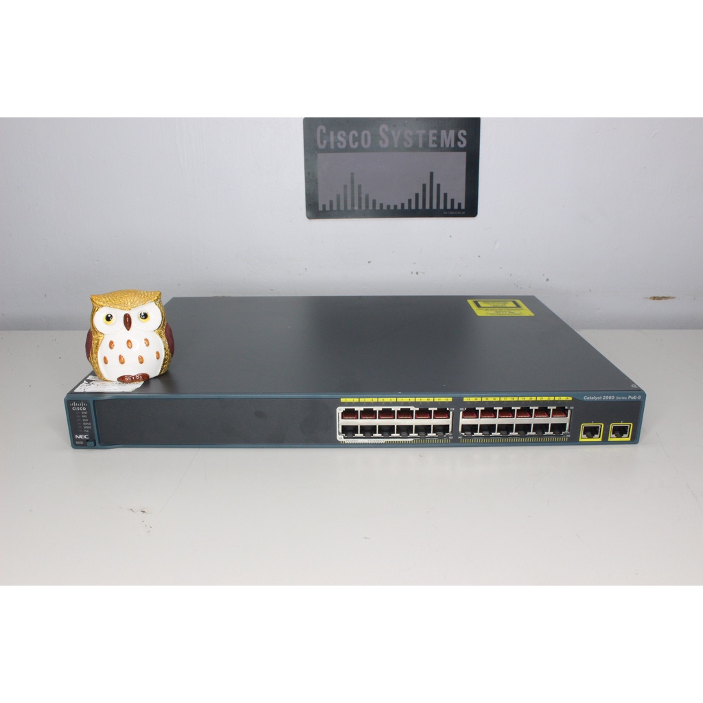 Cisco WS-C2960-24LT-L 24-Port Ethernet 8-Port PoE Switch