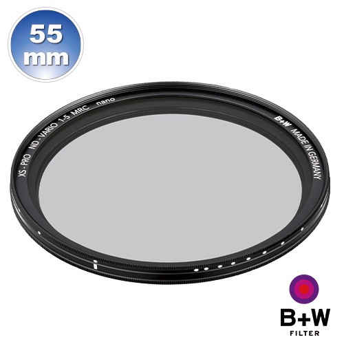 B+W XS-Pro ND 55mm MRC nano 多層鍍膜可調式減光鏡【B+W官方旗艦店】