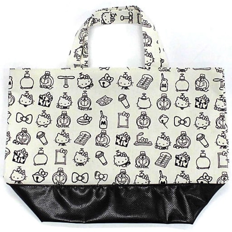 ♜現貨♖ 日本 ASOKO 凱蒂貓 哆啦a夢 購物袋 提袋 袋子 帆布袋 手提袋 限量 kitty 小叮噹