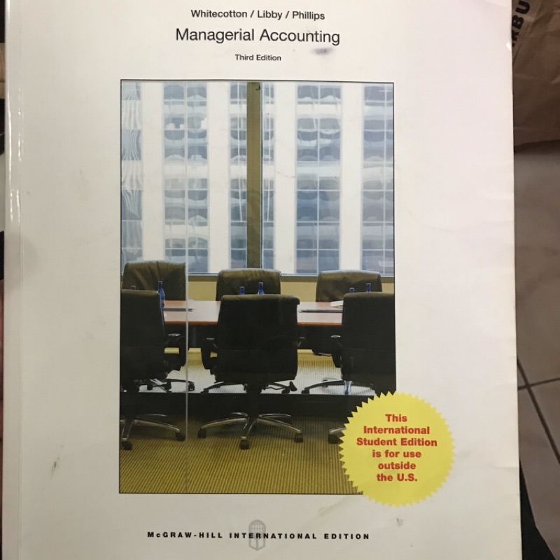 Managerial Accounting  Third Edition