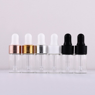 【嘉莉瓶瓶罐罐】100支裝1ml 2ml滴管精油瓶空瓶蜂窩圈滴管瓶玻璃小樣瓶精油分裝瓶